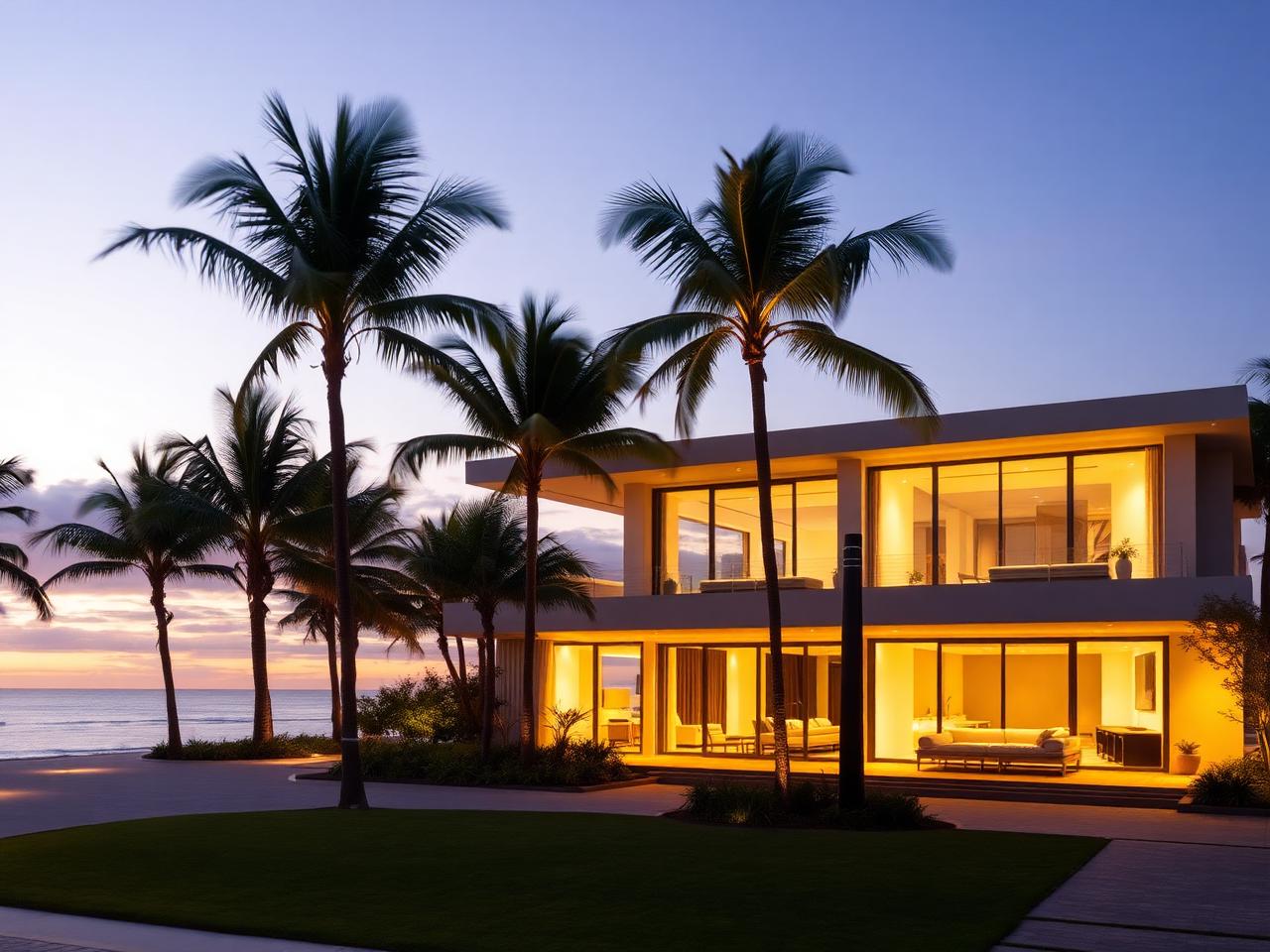 Villa front de mer
